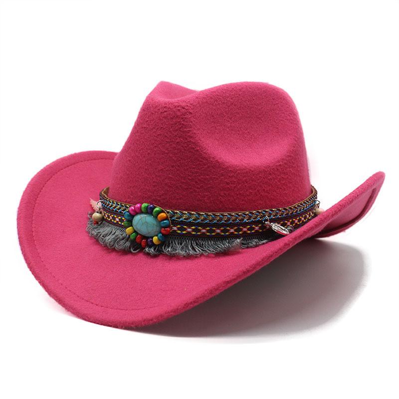 Western Cowboy Hat With Sun Protection For Men Women Bohemian Style