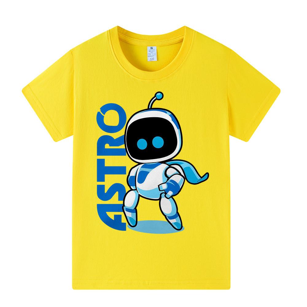A1337 Dětské tričko s krátkým rukávem a potiskem Astro Bota pro kluky a holky