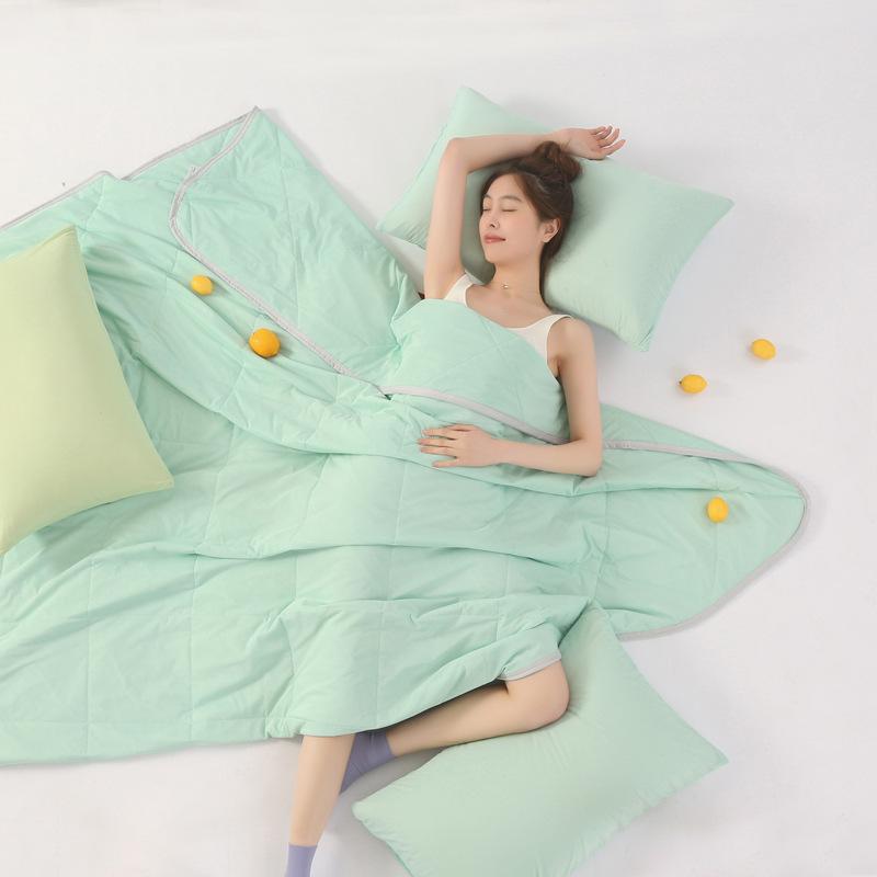 Antibakterielle, leichte, hautfarbene Steppdecke der Klasse A, sommerkühle Steppdecke für Klimaanlagen, sofort kühle, seidig waschbare Melonen-Steppdecke