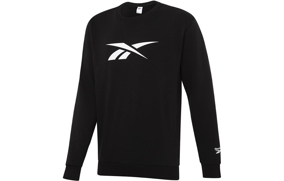 Reebok Sweatshirts Unisex Black Crew Neck Moderate Regular GR8472 S