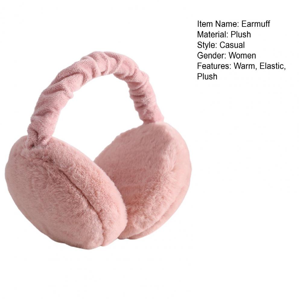 Solid Color Thermal Earmuff fashion Soft Plush Ear Warmer Winter Warm Earmuffs Outdoor Cold Ear Muffs Ear Warmer