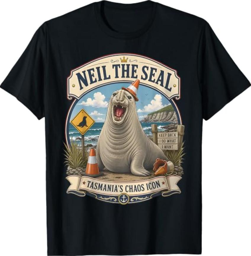 Neil the Seal Graphic T-Shirt