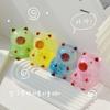 Glitter Capybara Sugar Stress Ball Anxiety Relief Clear Capybara Squeeze Toy Stretchy Slow Rising Relaxing Animal Pinch Fidget Toy
