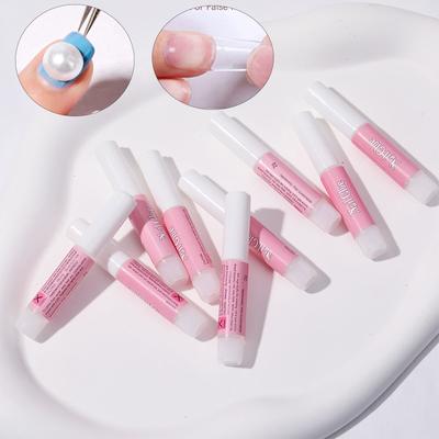 Superstarkes Nagelkleber-Set für künstliche Nagelspitzen, Acrylnägel, zum Aufdrücken von künstlichen Nägeln, Kunstdekoration, lang anhaltendes Haftgel