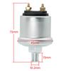 Universal 1/8 NPT M10 0-5 BAR 0-10BAR Mechanical Oil Pressure Sensor Replacement for Oil Pressure Gauge Car Auto Boat