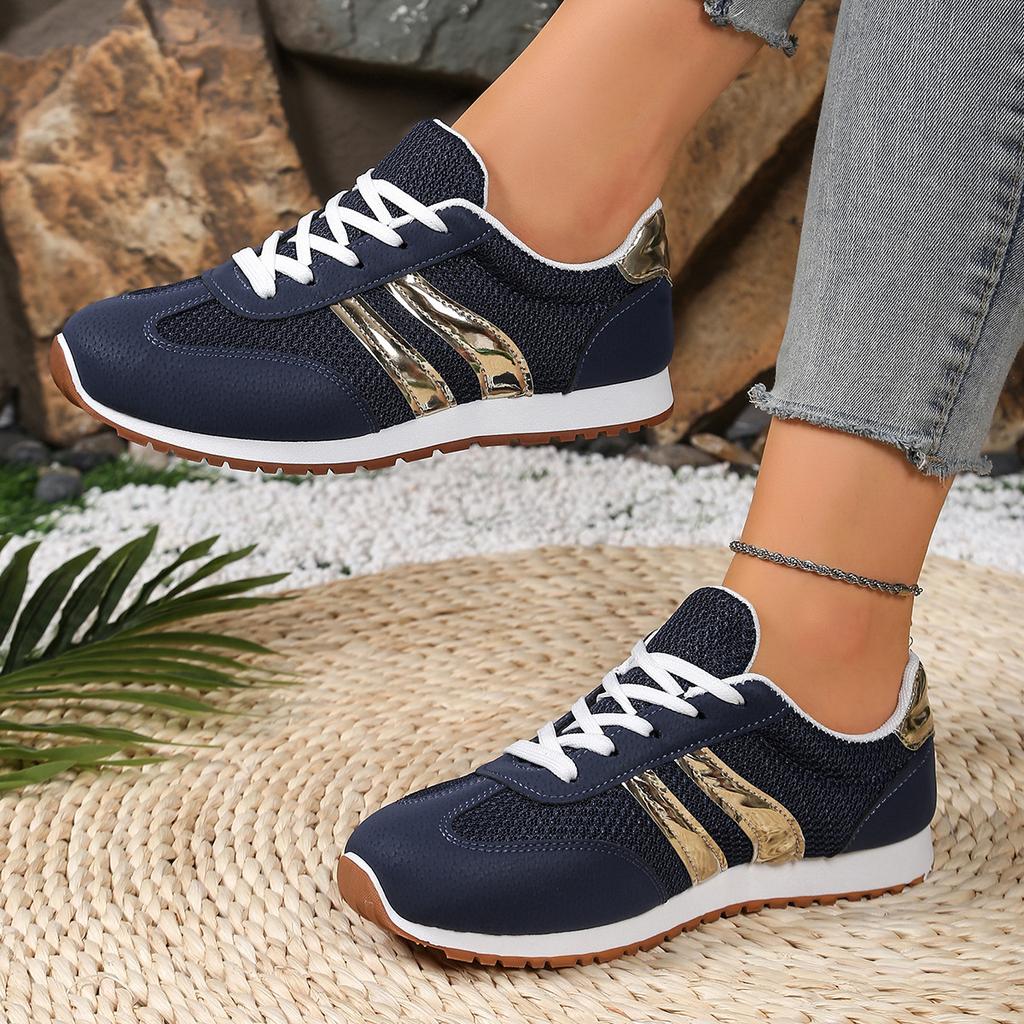 Fashion New Casual Running Shoes for Women In Spring and Autumn, with Flat Mesh Surface, Breathable, Comfortable and Fashionable