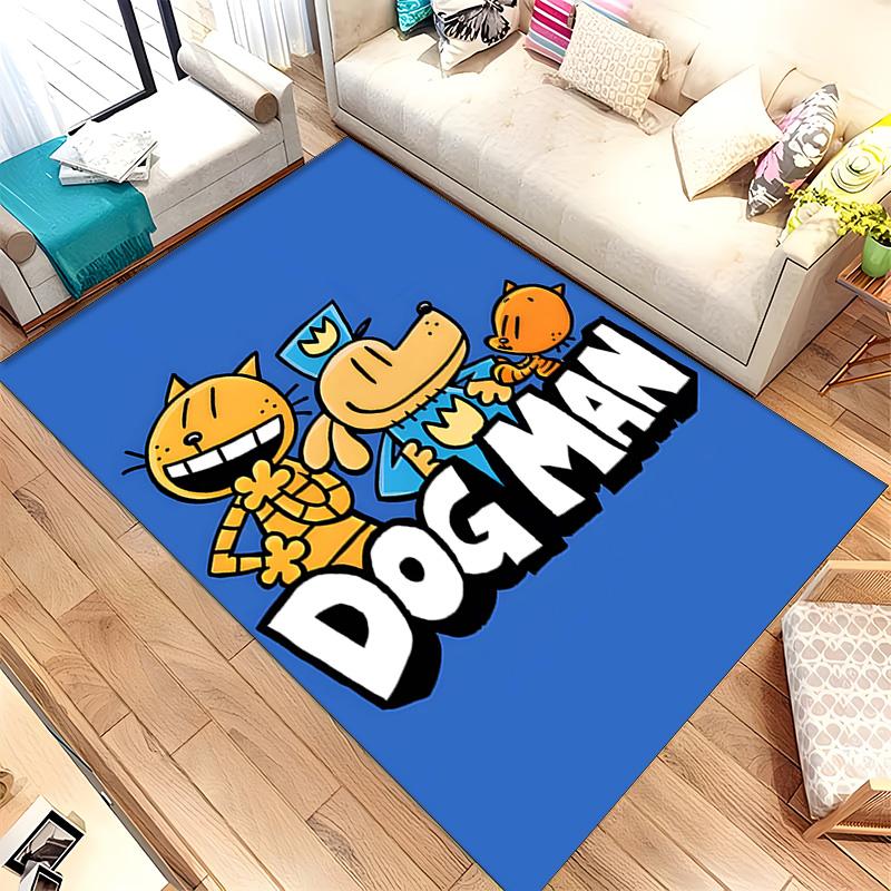 Dog Man Unleashed (1) Rug Suitable For Living Rooms Bedrooms Computer Rooms Dining Areas And Placement Under Tables And Chairs Also An Ideal Choice Fo