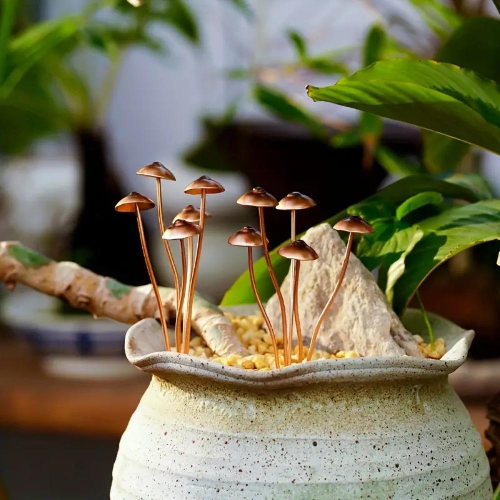 Unique Mushroom Garden Statue Rustic Mushroom Ground Decoration Wedding Decoration