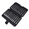 20 Piece 3 8 Inch Drive Extra Long Hex Bit Socket Set Metric 3 12mm SAE 1 8 7 16 Inch Hex Socket Set for Machinery