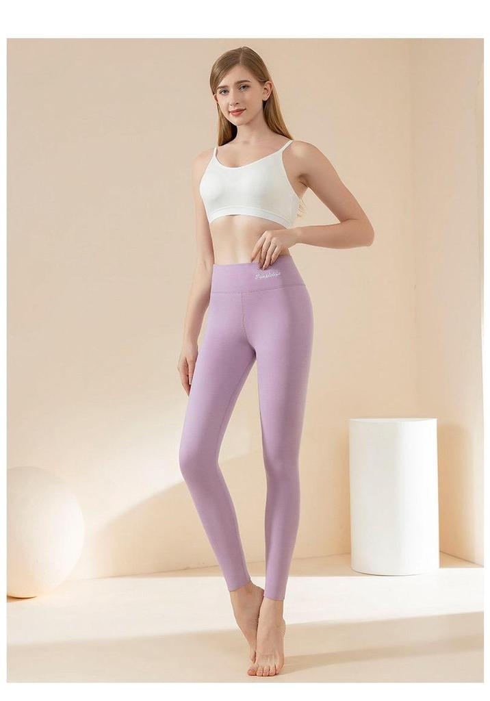 Northeast Seamless High-Waisted Wool Warm Trousers Base Layer for Women's School Uniform - Autumn/Winter 2025 New Slimming Style