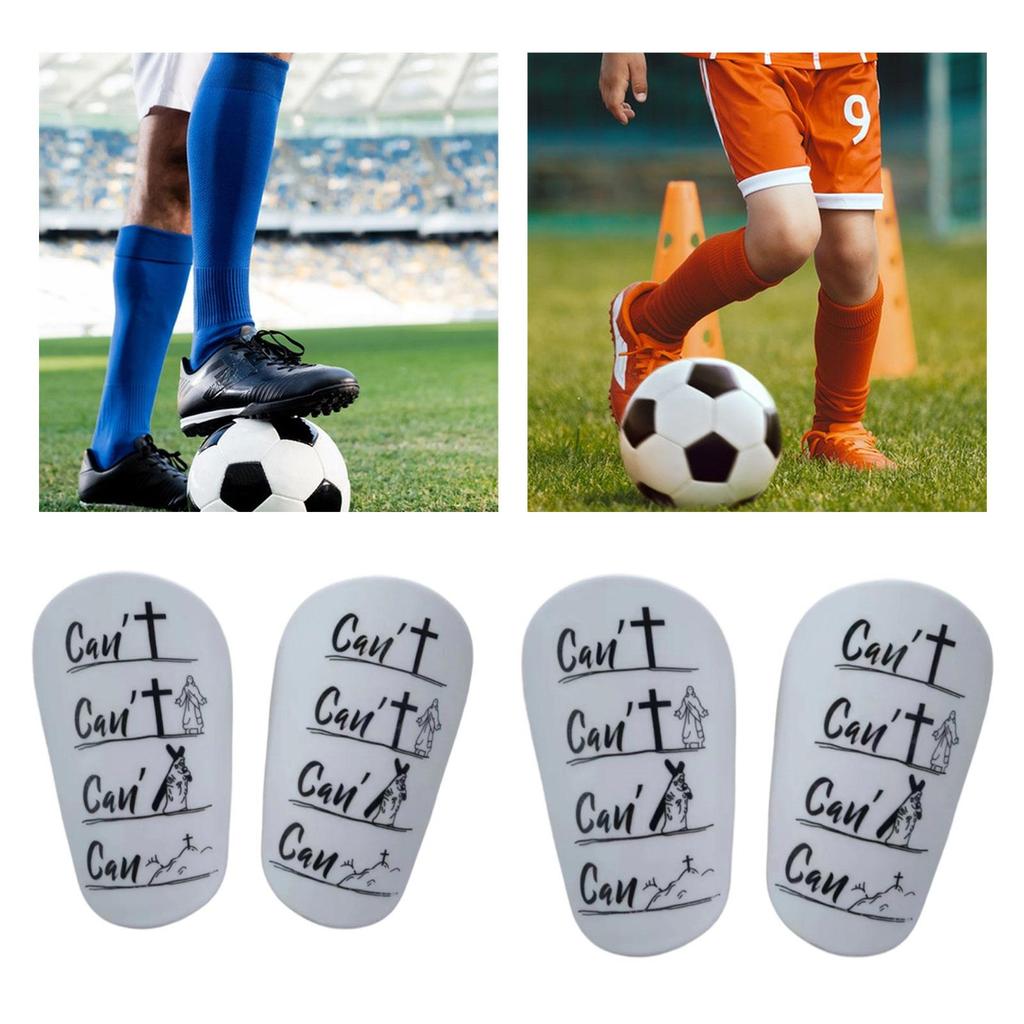 Mini Soccer Shin Guards PU Material Comfortable Small Shin Pads Lightweight Football Protector for Boys