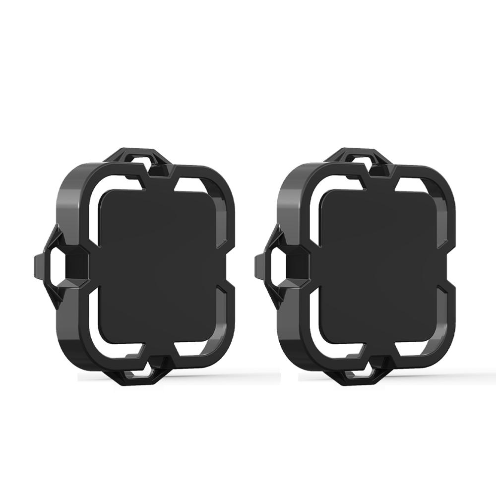 2pcs LED Work Light White Amber Driving Fog Light Daytime Running Light Led Light Bar For Car Truck Pickup Boat Suv Off Road Neon Lights 4