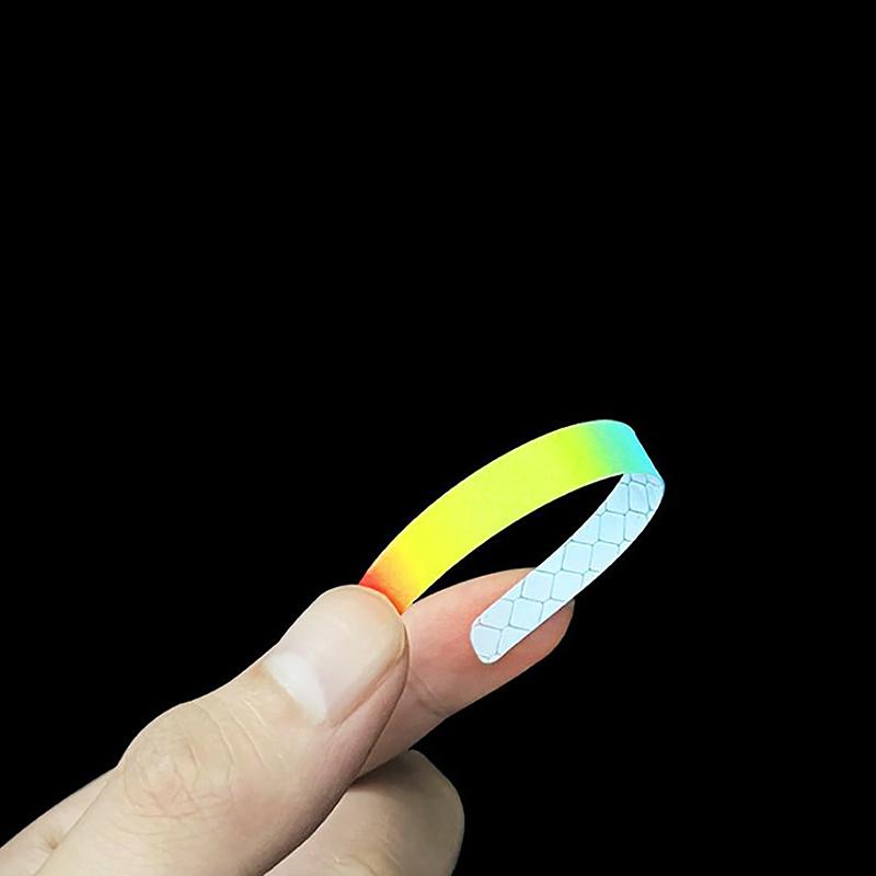 20 Stück Auto Radnabe Reflektierende Streifen Reifen Felge Bunte Aufkleber Nachtfahrt Dekorationen Für Auto-Styling Zubehör