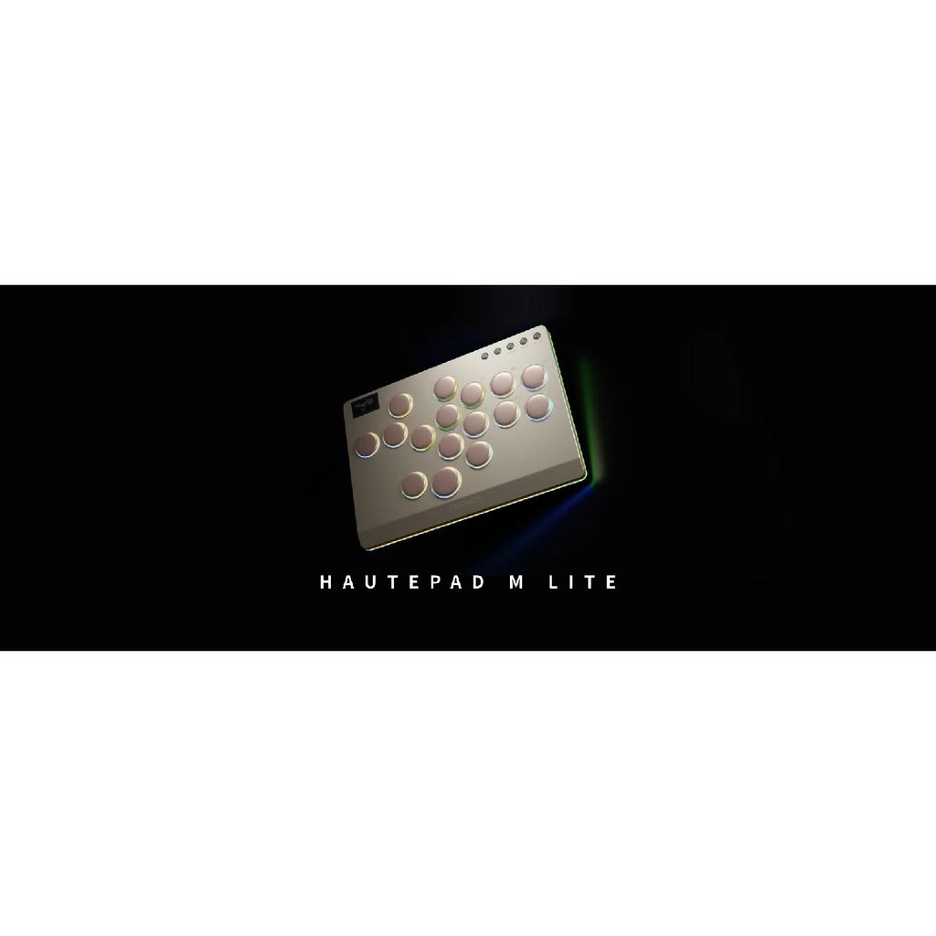 Haute42 Arkádový joystick Mini Hitbox Bezpákový arkádový ovladač Pro PC/PS4/PS5/Switch Bezpákový arkádový joystick Hitbox Bojový