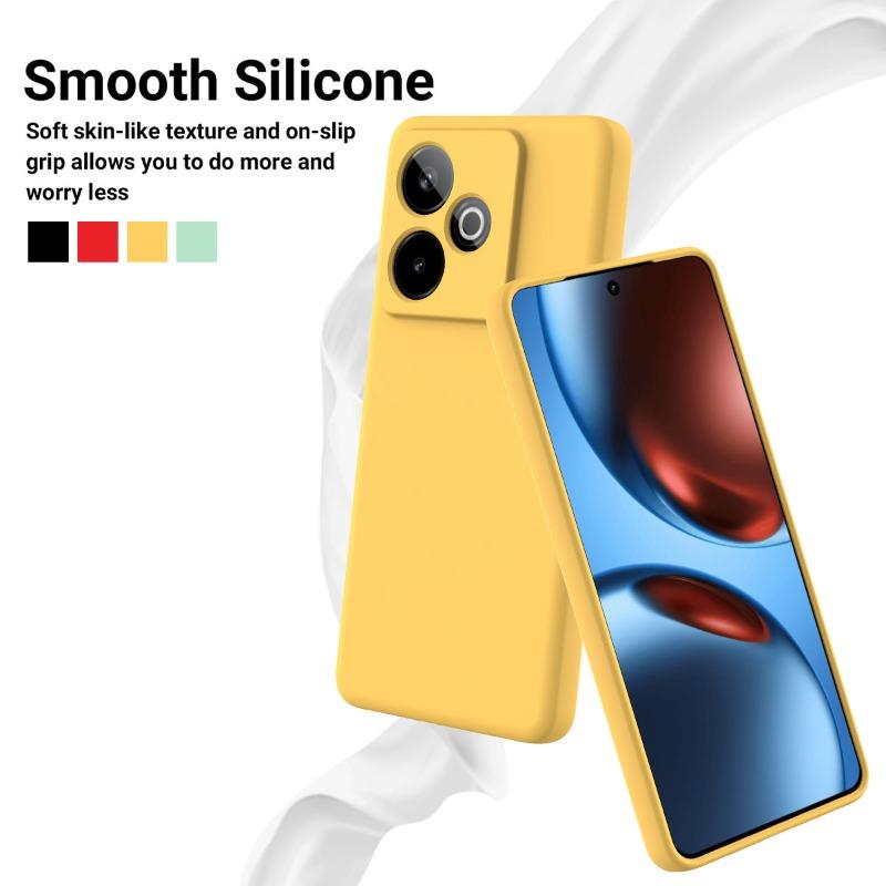 Luksuriøst flytende silikondeksel for Realme GT 7 Støtsikkert Matt Mykt Støtfanger Lanyard Telefondeksel for Realme GT 7T