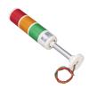 LED Stack Tower Light Industrial Warning Column Signal Indicator Lamp Beacon NO Flashing 3 Layer 24V