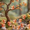 5/10Pcs Mini Squirrel Figurines Mini Resin Animal Miniature Figurines For Diy Fairy Garden Glass Container Potted Plant Decor