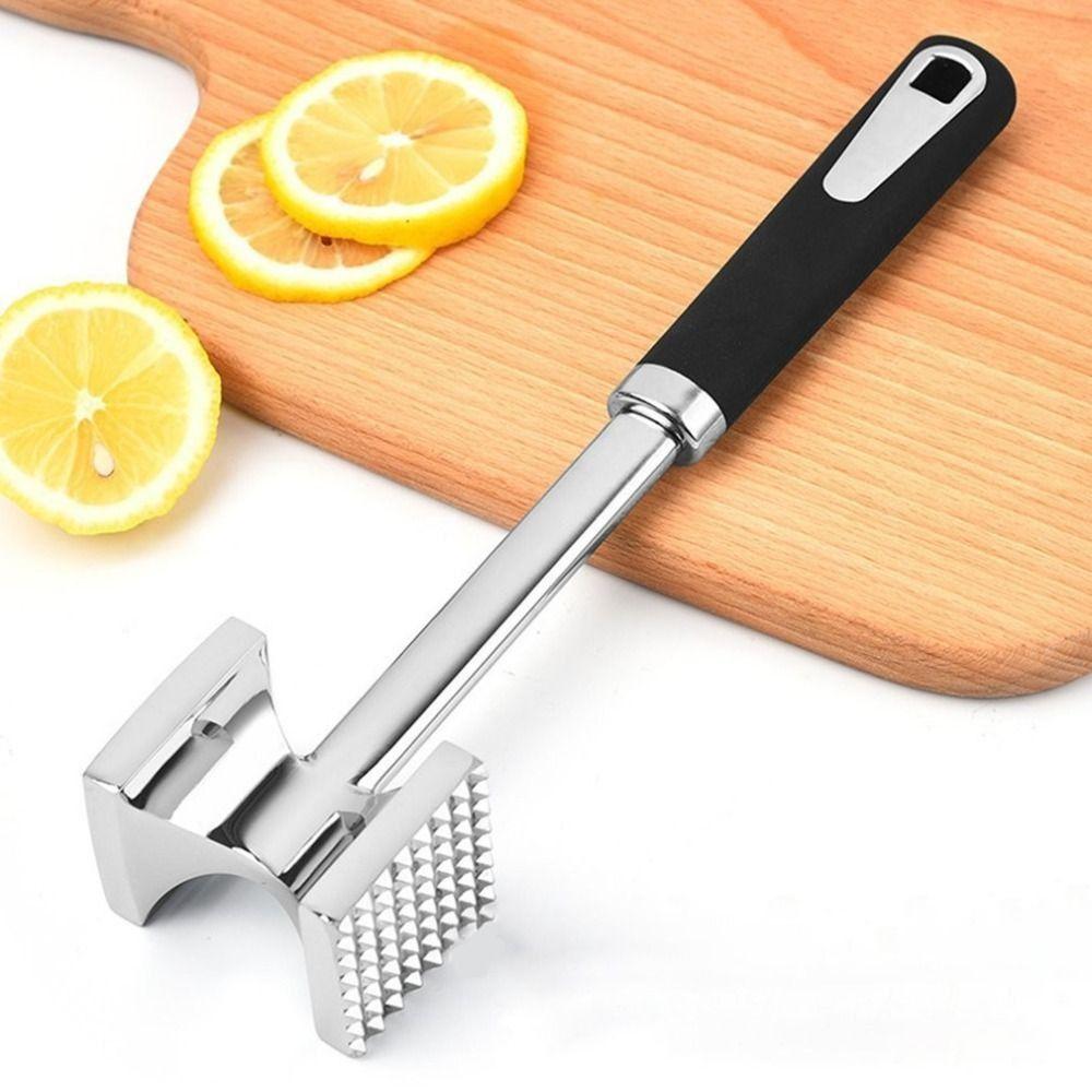 Square Head Meat Tenderizer Aluminum Zinc Zinc Alloy Beef Tenderizer Meat Beating Tool  Pork Chops