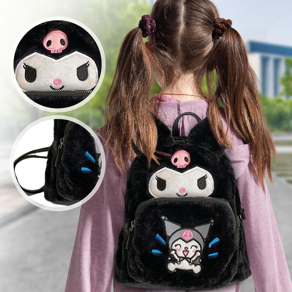 Backpack Plush Backpack Cute - Furry Backpack Cartoon Small Backpack Anime Blue Modern Bag Backpack Gift