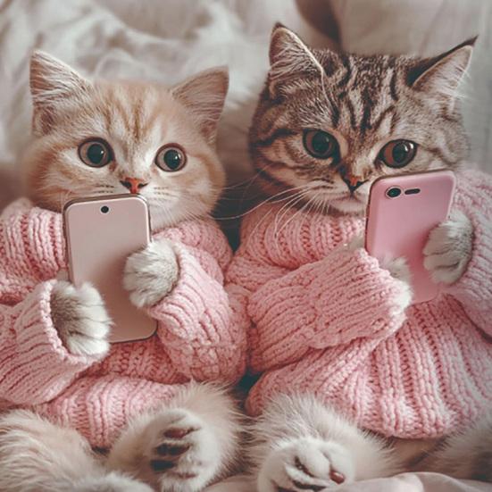 Cute Cat Throw Cartoon Animal Pattern Throw Pillow Cover Printed Cushion Pillowcase for Couch Sofa