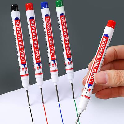 Long Head Special Marker Pen Bathroom Woodworking Marker Pen Multi-Purpose Oil-Based Pen