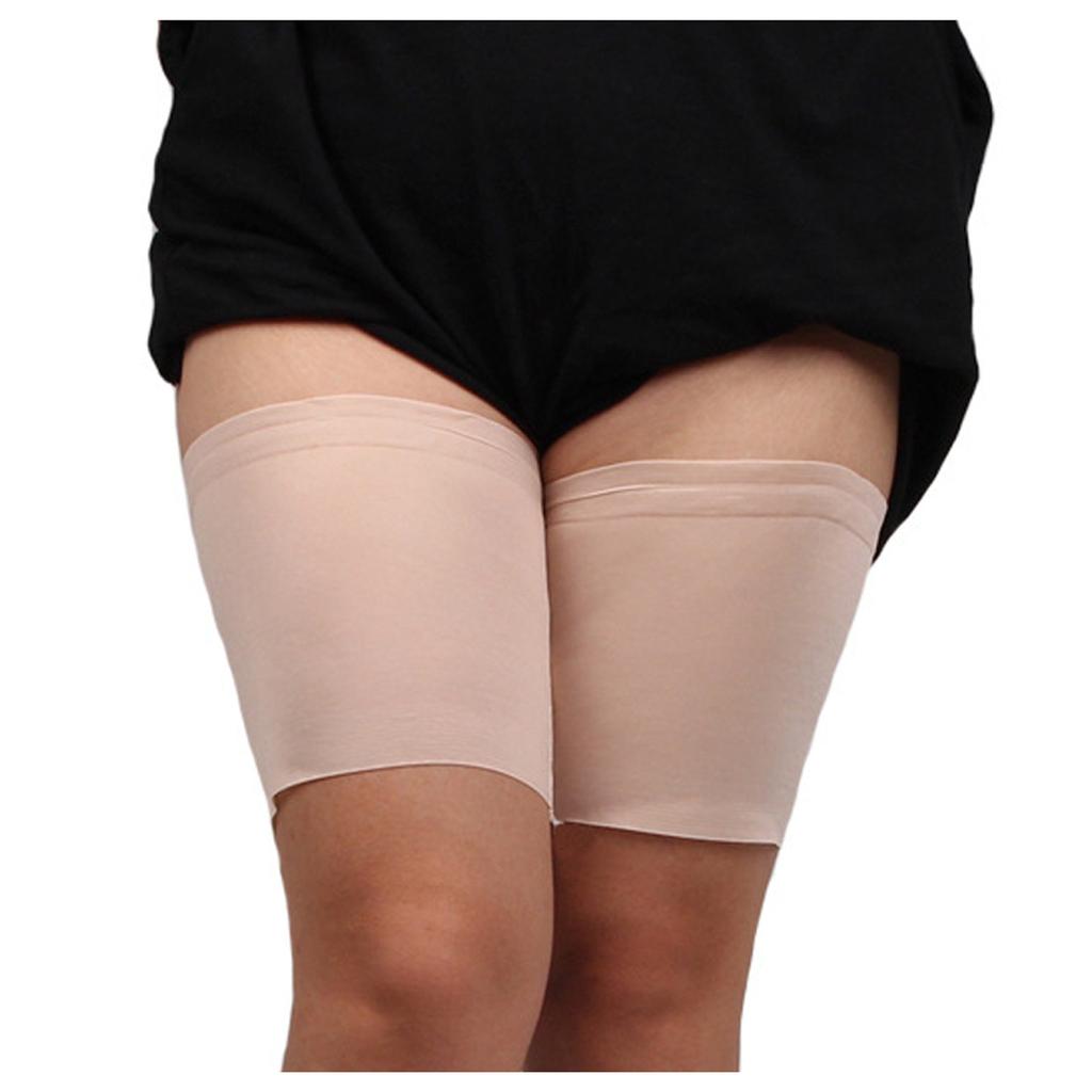 Silicone Non Slip Thigh Bands Elastic Anti Chafing Leg Bands Large Size Thigh Sleeves for Women and Men Comfortable Fit