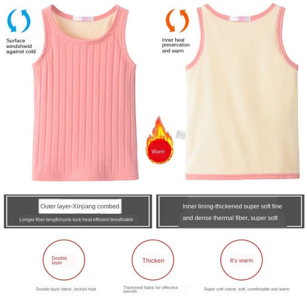 Women Thermal Shirt Sleeveless Warm Underwear New Thermal Top Sling