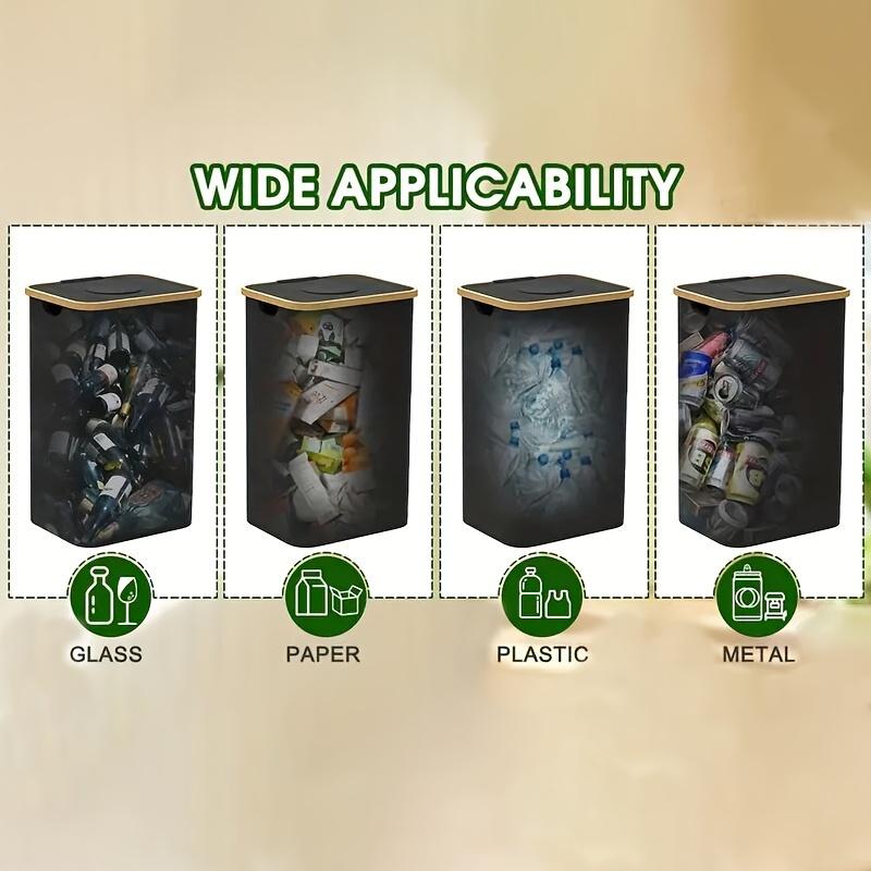 Oppbevaringskurv med lokk Resirkulerbar flaske Oppbevaringskurv Sammenleggbar spillvannsflaskeorganisering Avtakbar håndveskeorganisering