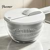 Detachable Drain Basket Vegetable Salad Spinner, Bowl And Mesh Design, Manual Multi-purpose Strainer Hand-Centrifugal Dehydration System, Quick Drying