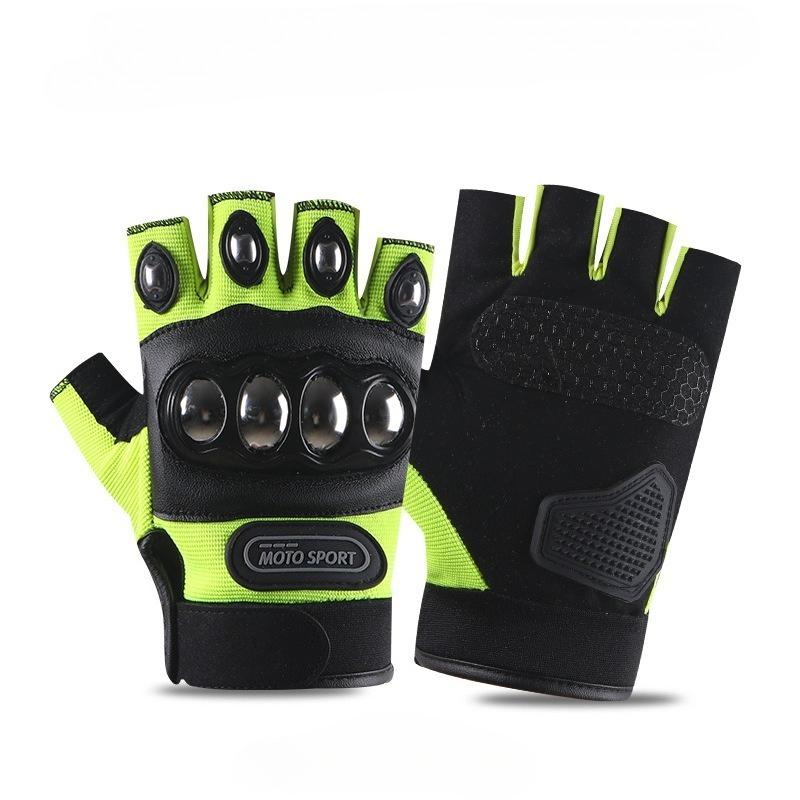 

Мотоциклетные перчатки весна-осень противоударные нержавеющая сталь жесткий панцирь велосипедные локомотивные нескользящие износостойкие перчатки рыцарская защитная экипировка One size