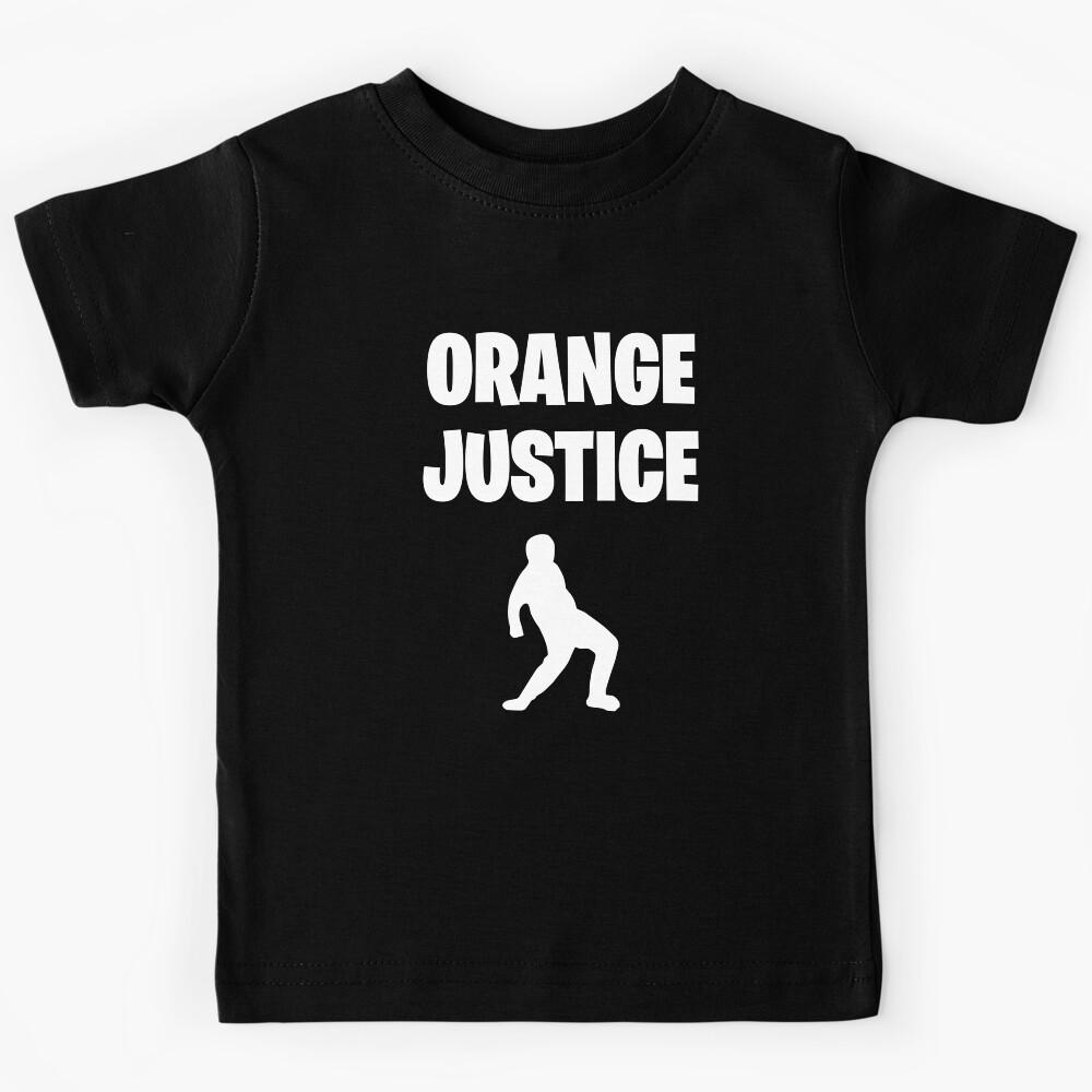 Orange Justice Kid Dance Meme Kids T-Shirt 140