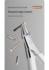 Multi-Functional Angled Stainless Steel Ingrown Nail Pliers for Thick Toenails