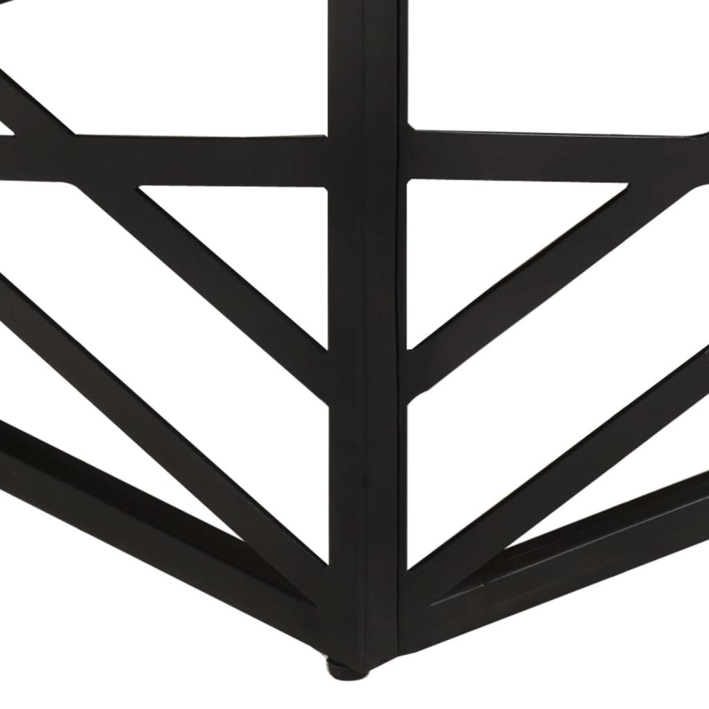 Coffee Table, 68X68X35 Cm, Solid Mango Wood