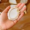 Romantic Antique Handheld Makeup Mirror Reliefs Portable Mirror Mini Retro Makeup Mirror  Gift