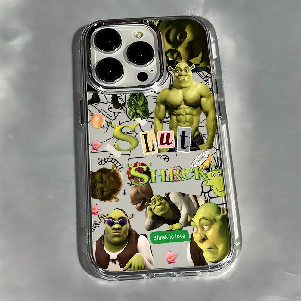Cartoon Funny Movie Shreks Phone Case for Samsung Galaxy S25 S24 S23 S22 S21 S20 Note20 FE Ultra Edge Plus 4G 5G Transparent