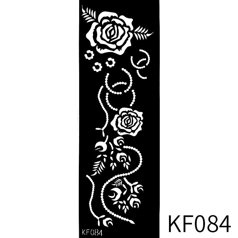 

Красочный стикер для татуировок, струйная татуировка, Ханна, индийский полый шаблон, водостойкий стикер для татуировок 70 * 200Mm (die)