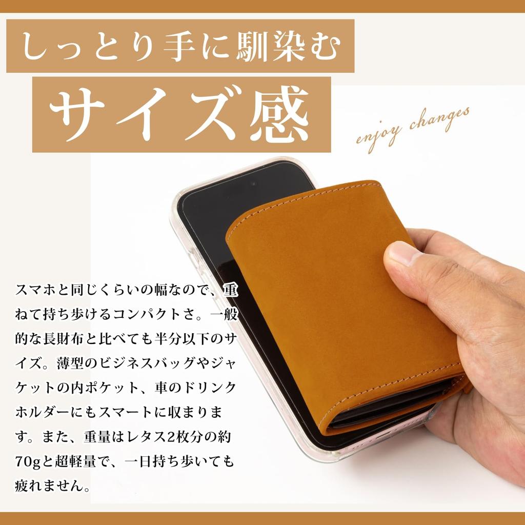 Bag Wallet only the outermost layer of Crazy Horse Leather Genuine Leather Handcrafted by Artisans Wallet coin purse Stores bills without folding and