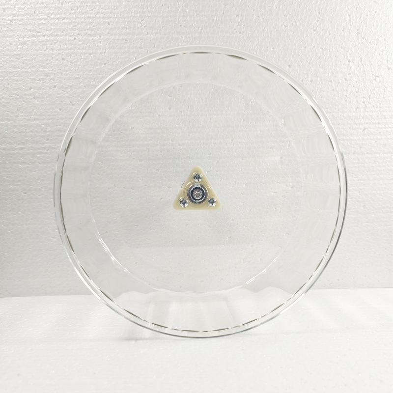 Silent Hamster Exercise Wheel: Transparent Treadmill and Stand for Boredom Relief and Fitness.