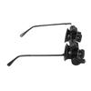 20X Klockreparationsförstoringsglas LED-lampa Klockreparation Juvelerare Värderingsverktyg Dubbelt Ögonförstoringsglas