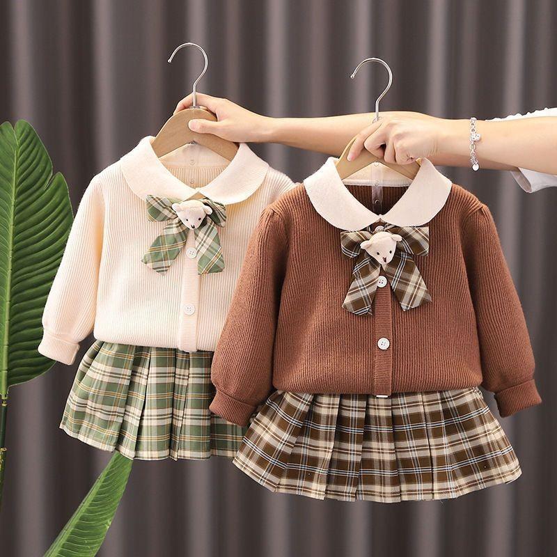 Stylish New Girls Two Piece Set Adorable Korean Style Outfits For Kids