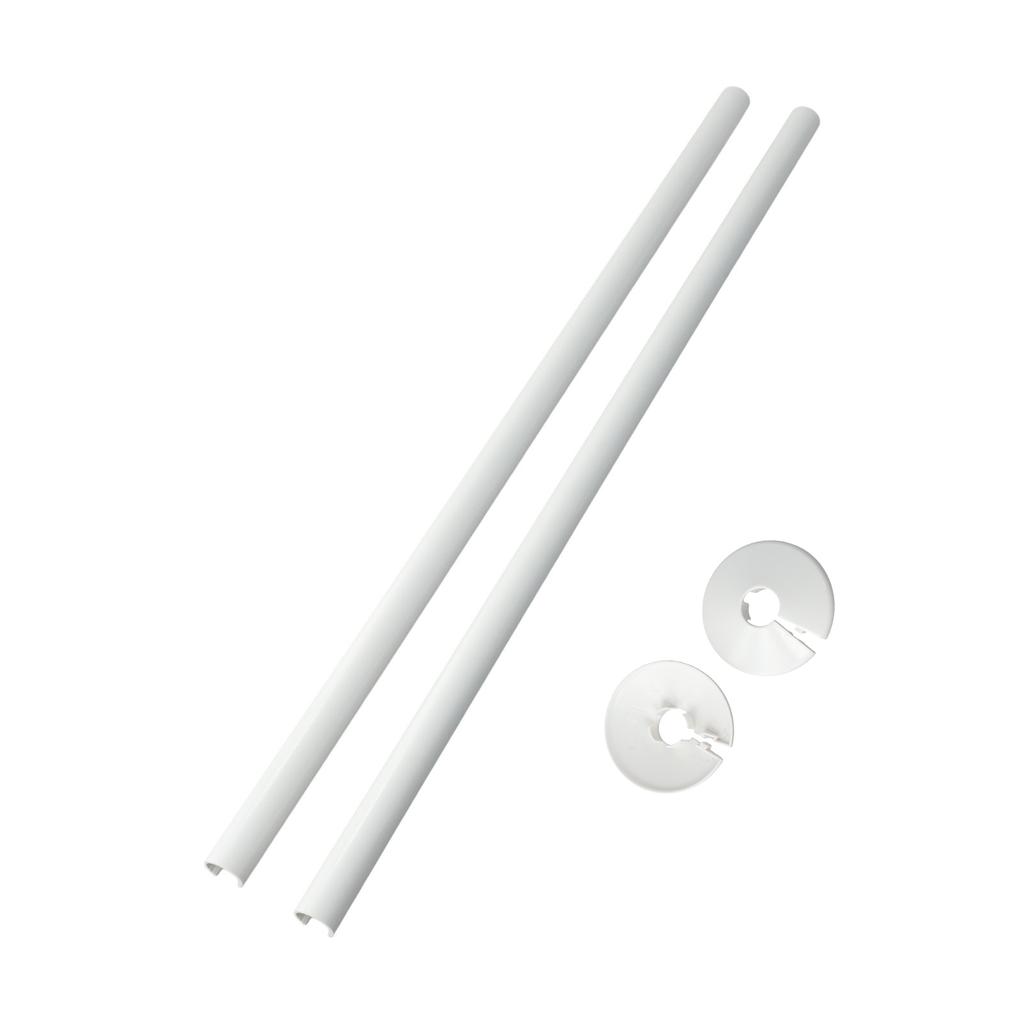 15x500mm Pipe Covers with Collars for Stylish Pipe Protection Solutions