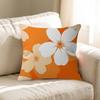 Lebhaftes Orange Kritzeleien Kissenbezug Toon Geschenk Kissenbezug Schlafzimmer Zuhause Sofa Stuhl Sitz Dekor Kissenhülle
