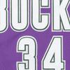 Mitchell & Ness NBA Authentic Jersey 'Milwaukee Bucks - Ray Allen 2000-01' Men's AJY4LG19026-MBUPURP00RAL