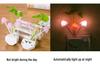 LED Energy-Saving Mushroom Lamp with Colorful Artificial Flowers and Night Light Vase