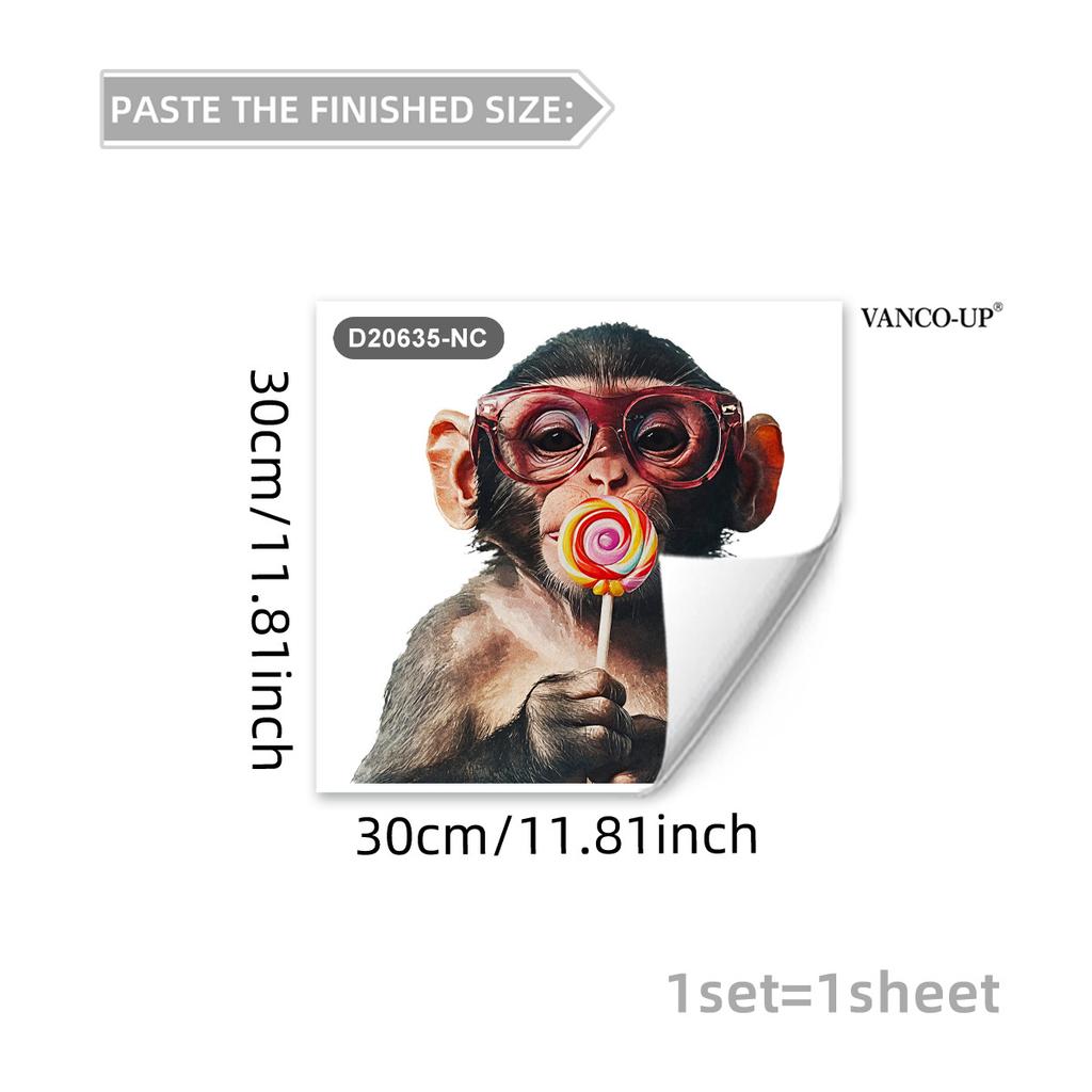 Creative Cartoon Animal Butterfly Static Window Stickers, No Glue Removable Glass Decals for Home Decor