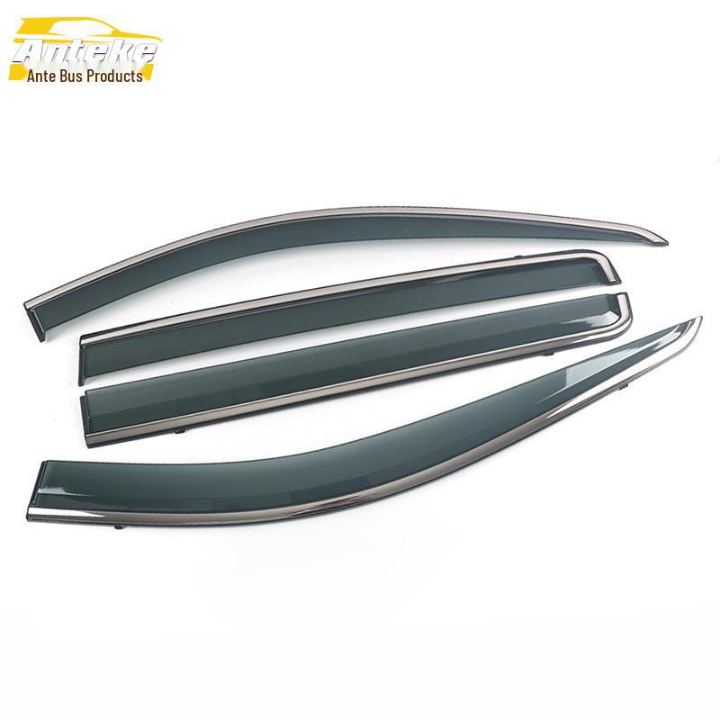 

Пластиковый защитный козырек от дождя Changan 19 Oshan Keshan PS с декоративными яркими полосками-наклейками для наружной отделки.