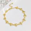 New Arrival Gold-Plated Animal Turtle Butterfly Leaf Zirconia Adjustable Bracelet for Women Girls Fashion Party Jewelry Gift