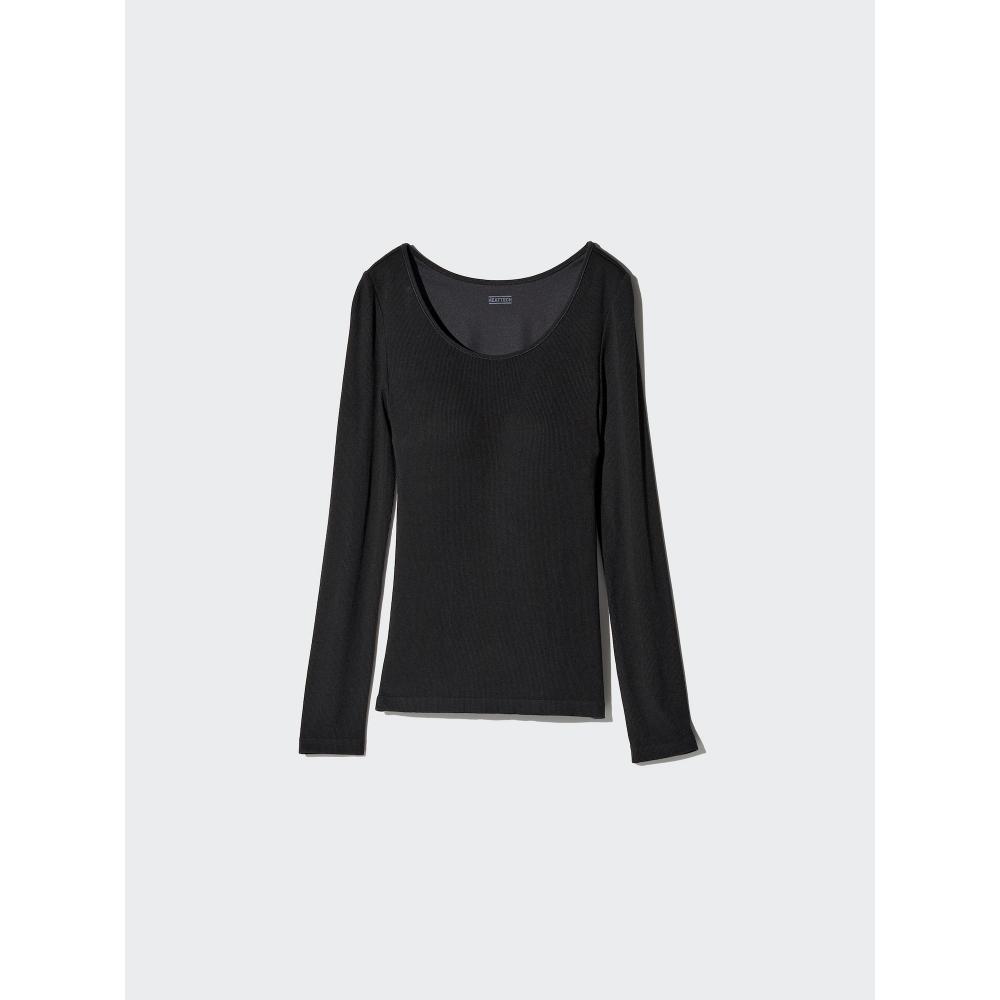 Uniqlo HeaT Tech Lip Bra U Neck T  Long Sleeve  exTra Warm