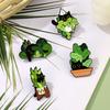 Cats In Plants Enamel Pins Custom Black Cat Potted Plant Brooches Lapel Badges Fun Animal Plant Jewelry Gift for Kids Friends