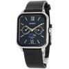 CASIO Standard Moon Phase Watch with Storage Case Black Leather Strap and Entrance (Overseas Exclusive) - Dial